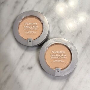 Neutrogena Healthy Skin Pressed Powder in Light 20 Set of 2 NWT